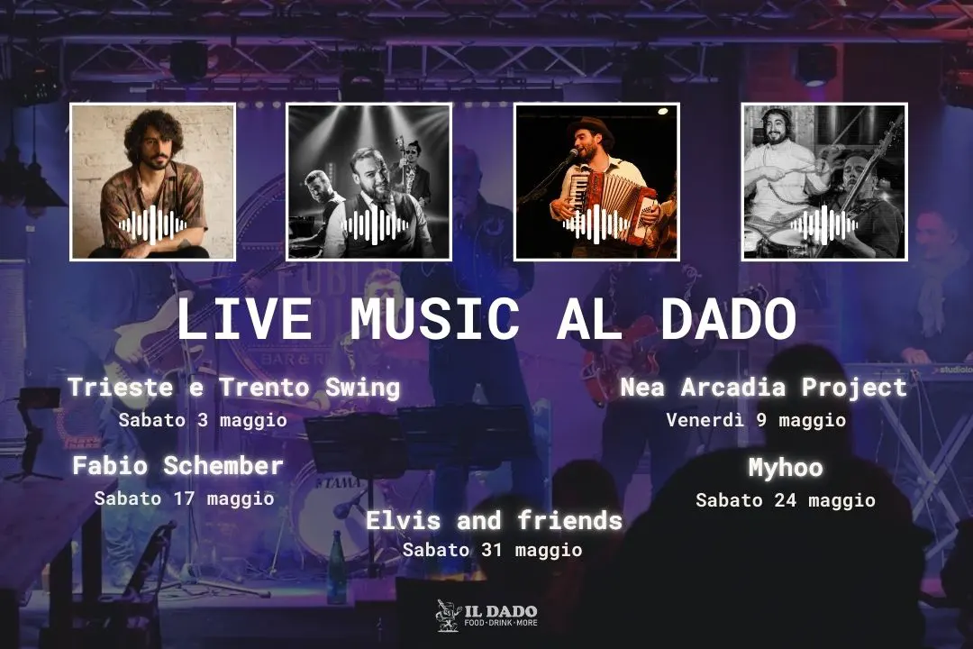 Live Musica al Dado - Le date
